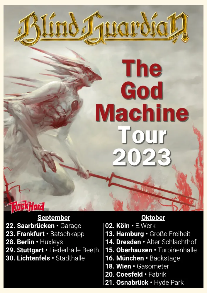Die Tour 2023 startet in Krefeld und geht danach durch Europa, Amerika und Australien