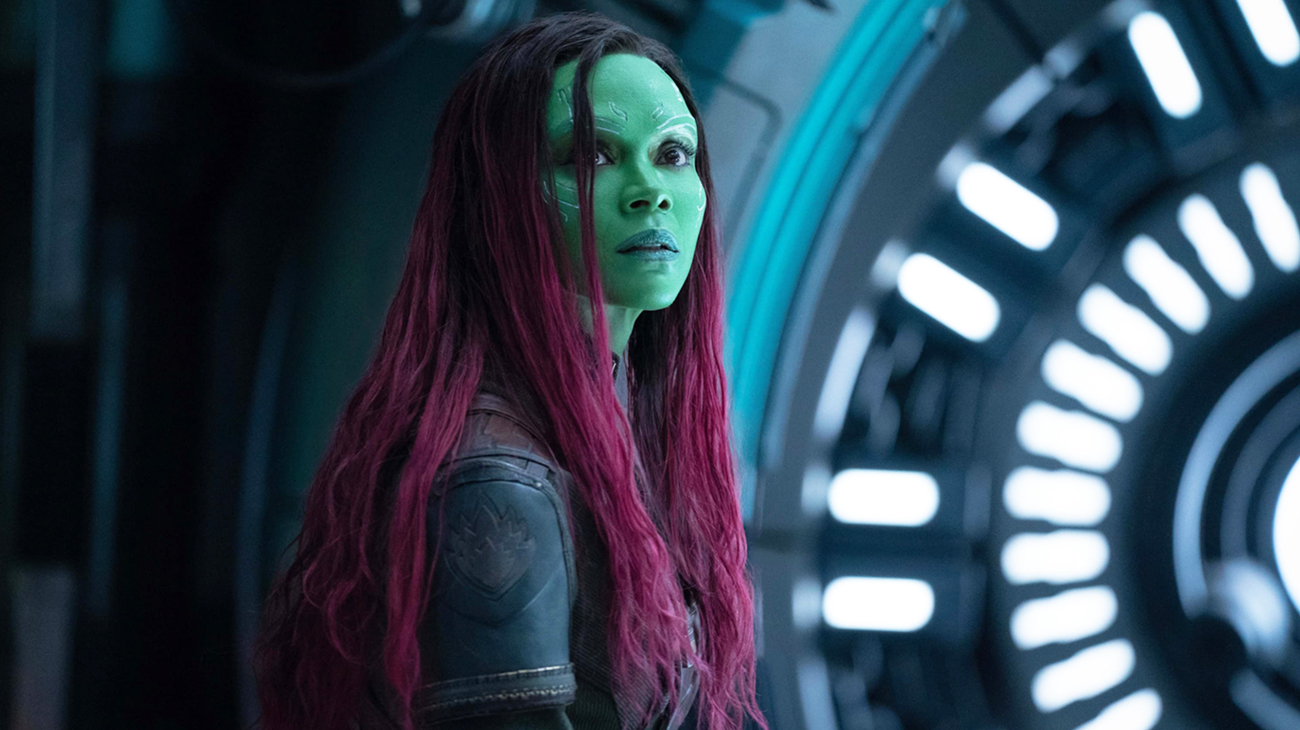 Zoe Saldaña plays Gamora again