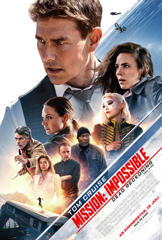 Das deutsche Filmplakat zu Mission: Impossible - Dead Reckoning Teil Eins