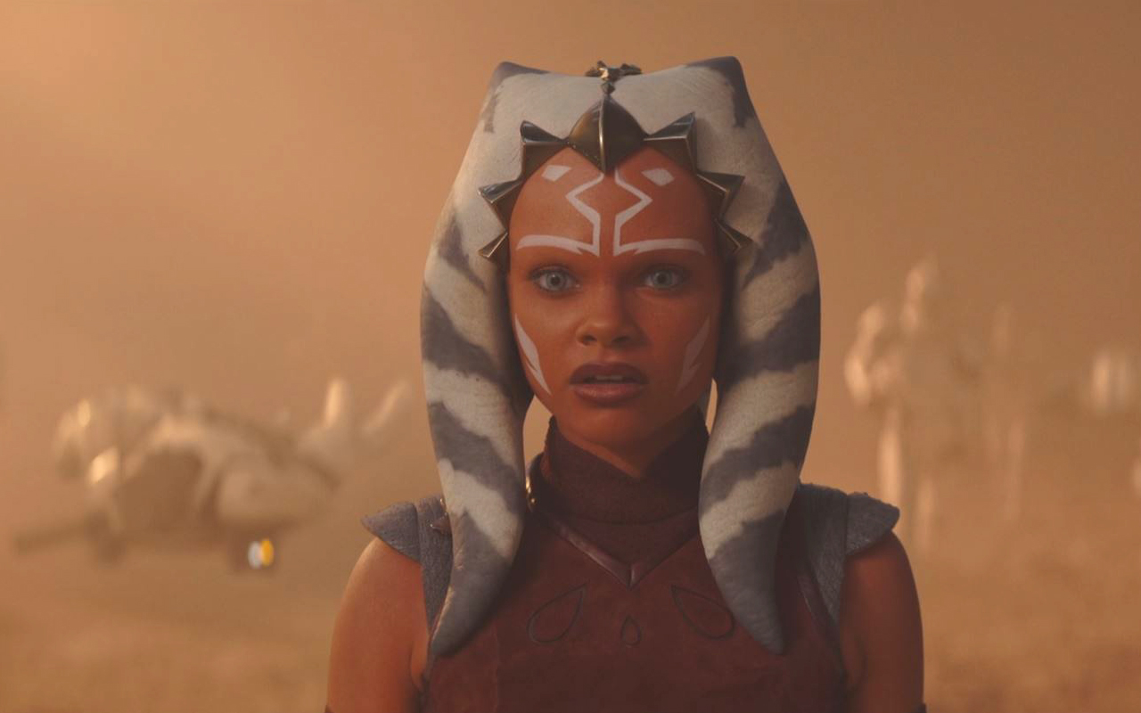 Ahsoka dreams of her past during the Clone Wars