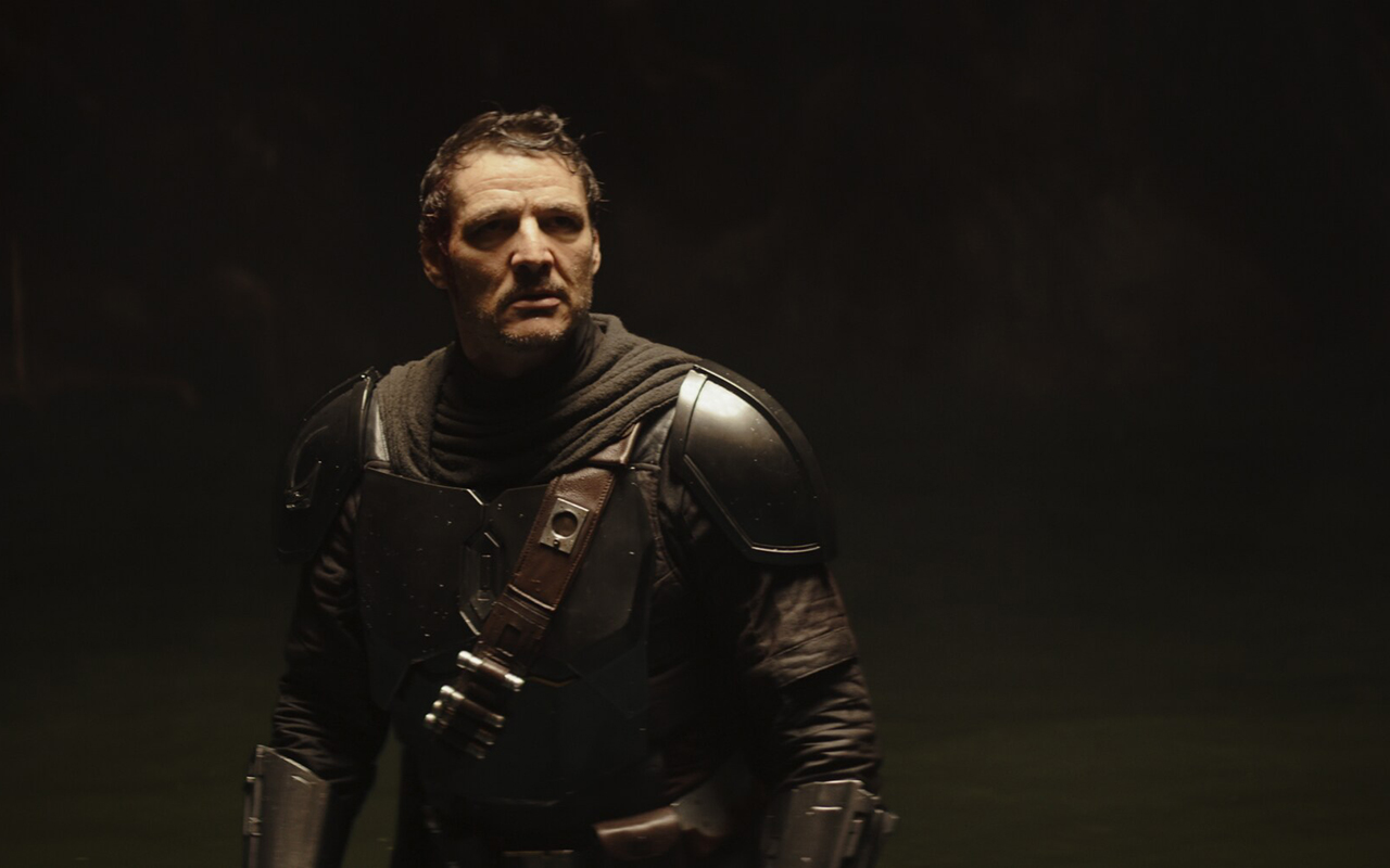 Pedro Pascal in seiner ikonischen Rolle als Mandalorianer