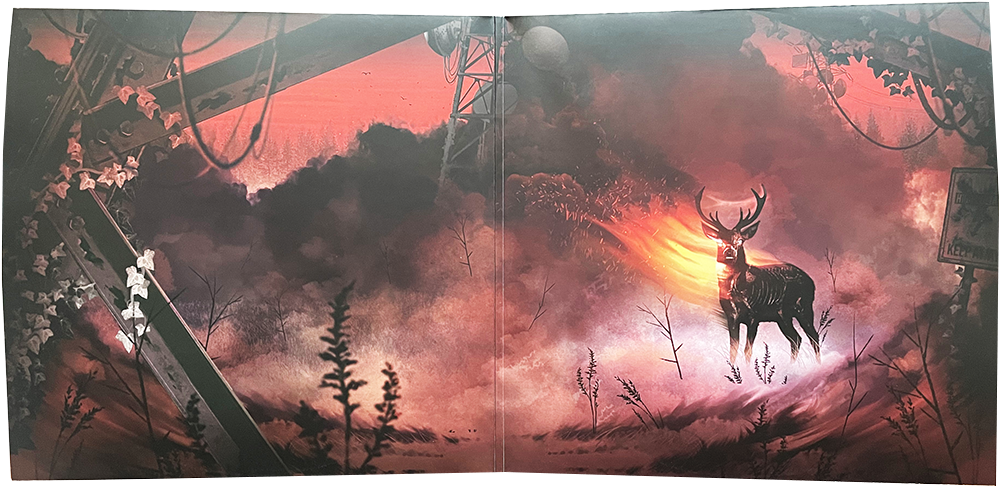 Innenseite des Plattencovers von Vinylplatte von Nightmares as extensions of the waking state