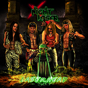 Das Album Laserhead der Glam Metal Band Night Laser erschien 2017