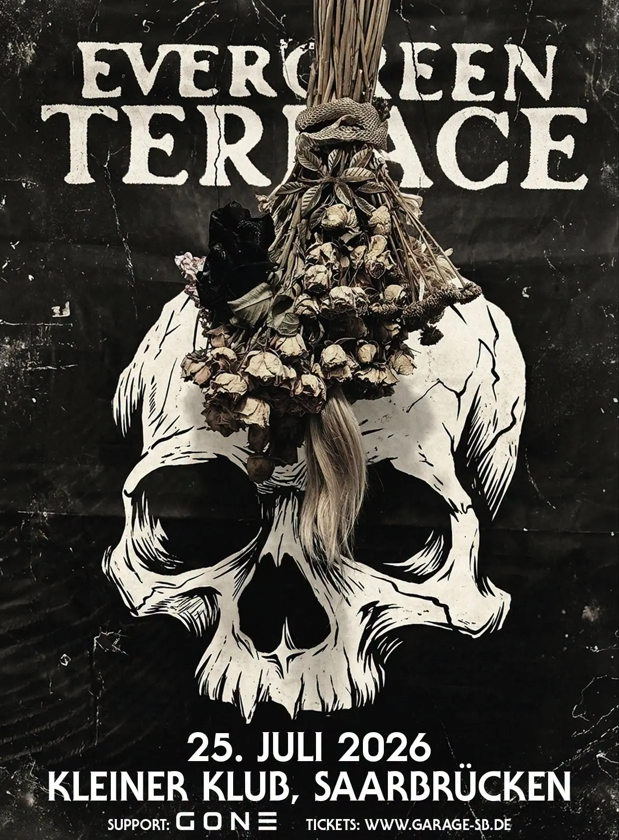 Das Tourplakat von Evergreen Terrace + Gone