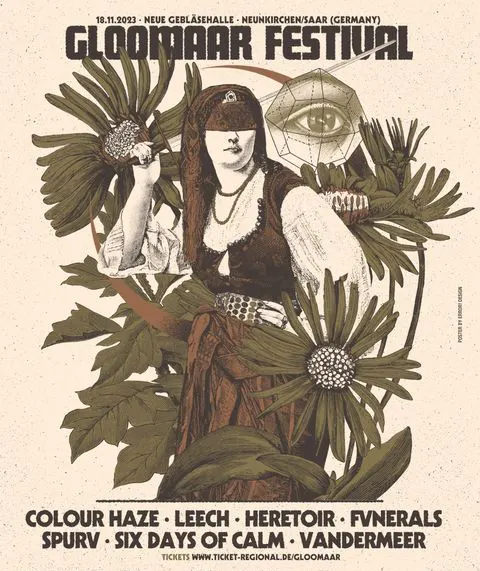 Das Plakat des Glomaar Festivals 2023