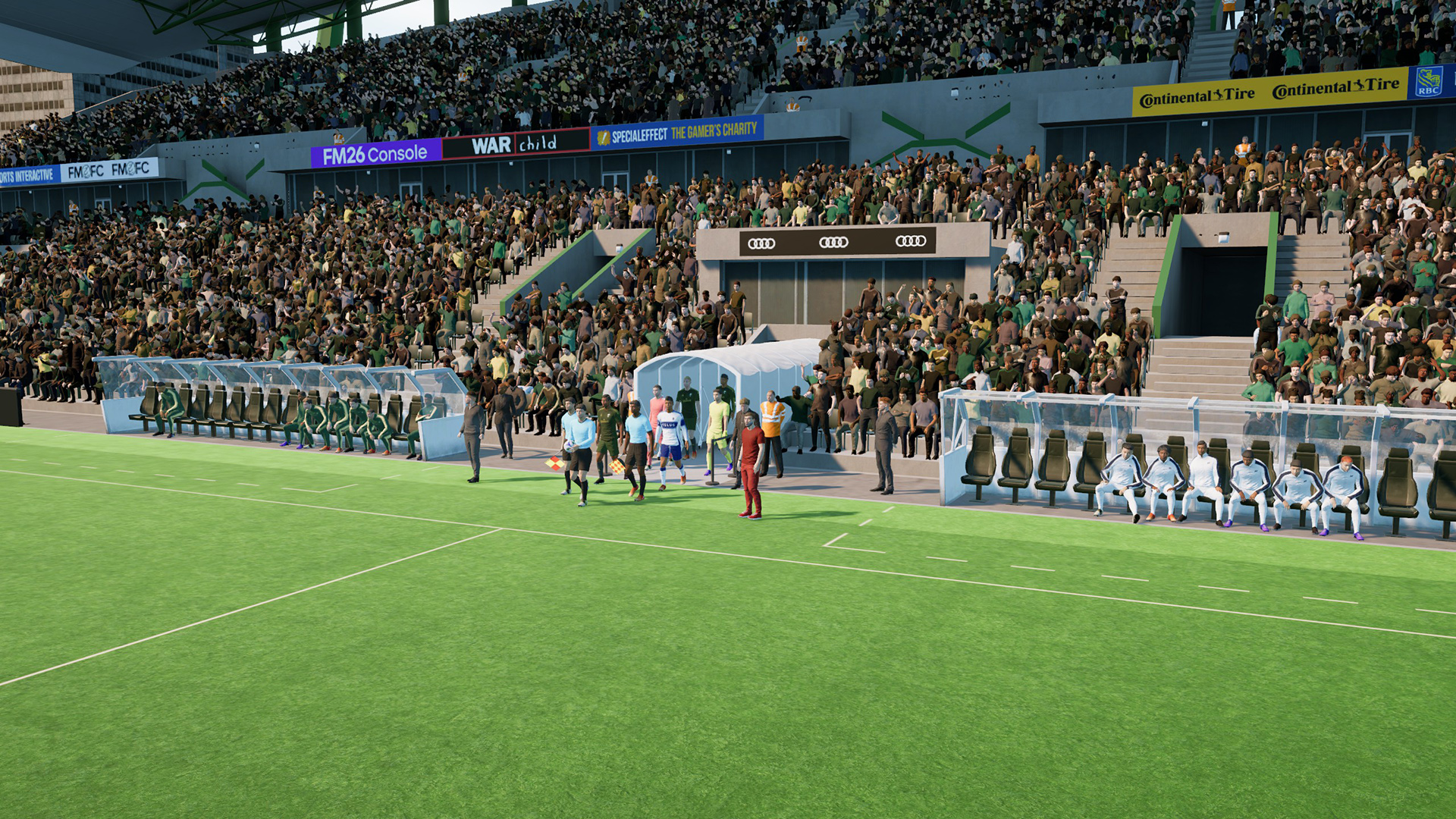 Immer reinspaziert ins Stadion